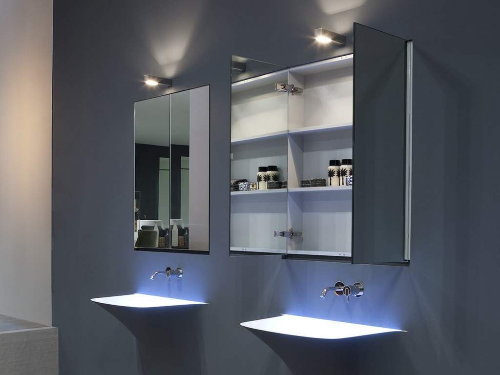 Зеркальные шкафы: стильное и функциональное решение для вашей ванной комнаты